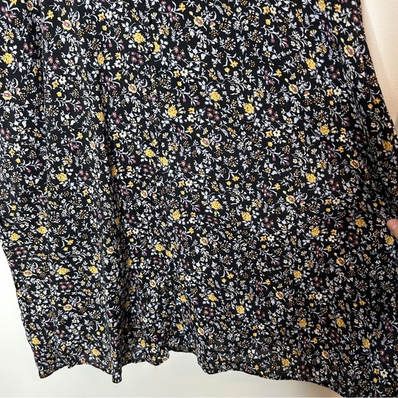 Madewell Ruffle Button-Front Trapeze Mini Dress in Folkmagic Floral Size Small - Picture 8 of 11